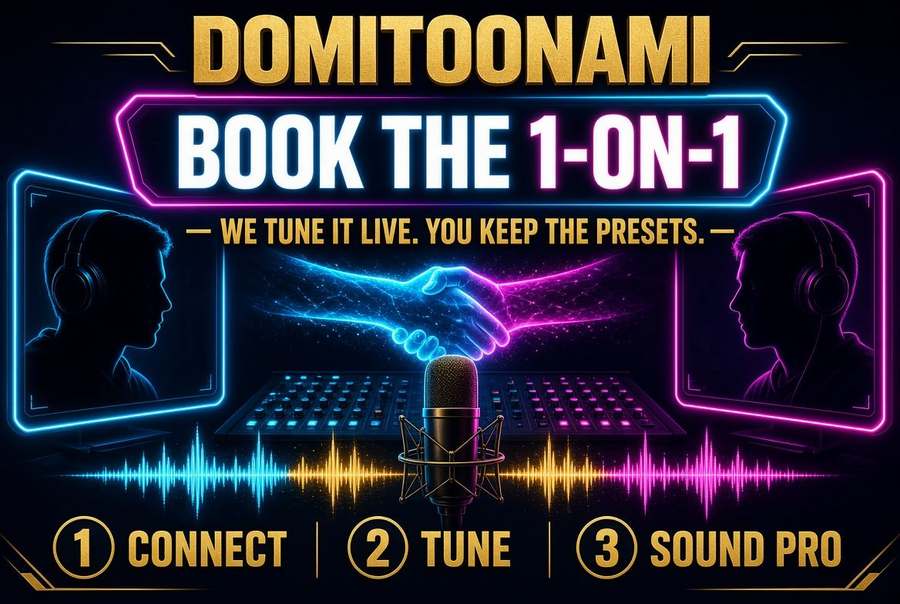 Book the 1-on-1 — we tune it live, you keep the presets